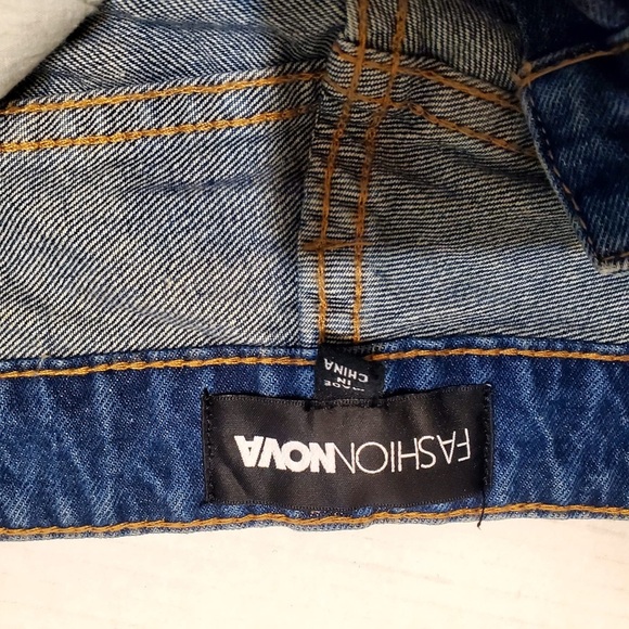 Fashion Nova Womans Jeans Medium-Wash Size 5 - Picture 12 of 14